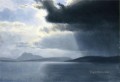 Approaching Thunderstorm on the Hudson River luminism Albert Bierstadt
